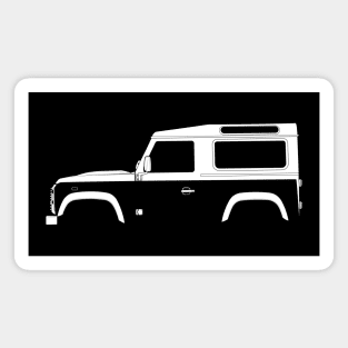 Land Rover Defender 90 Silhouette Magnet